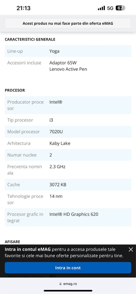 Lenovo yoga 14 inch 530 touchscreen