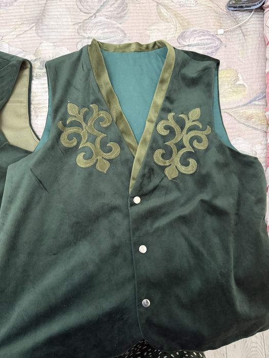 Жилетка жилет национальный казахский казакша кажекей