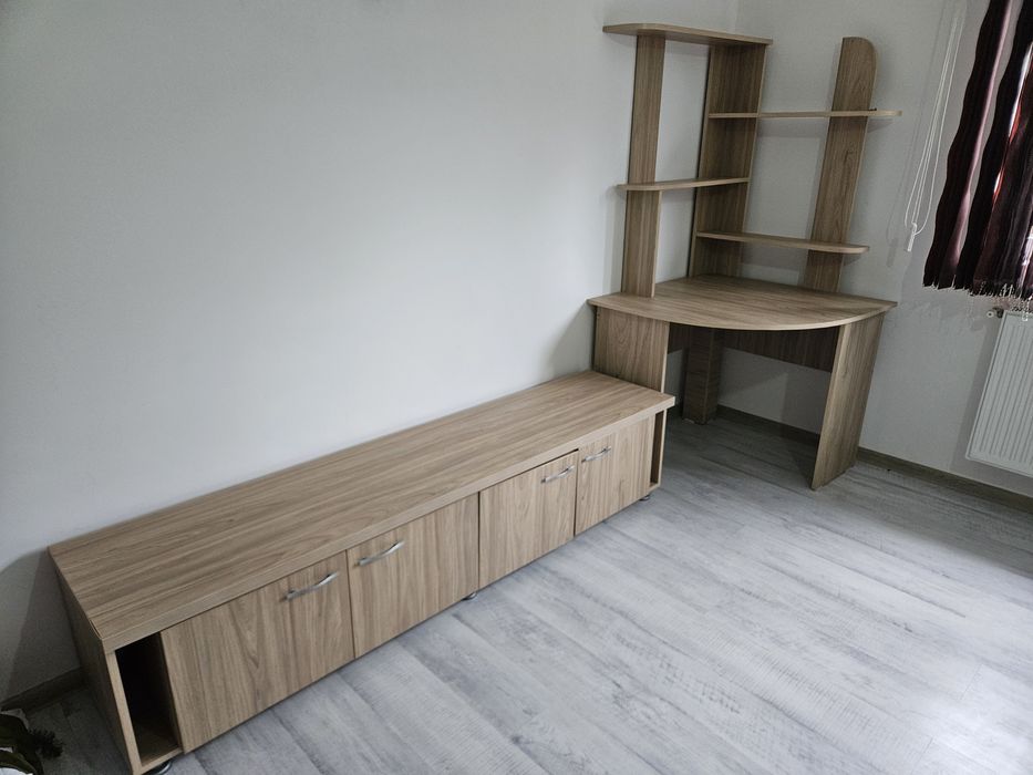 Comoda tv dulap rafturi