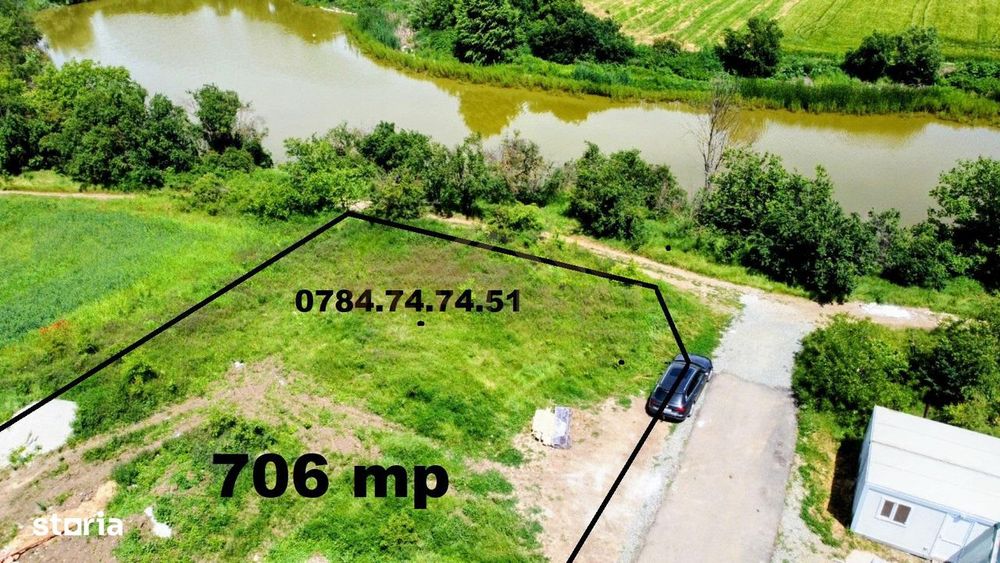 Teren cu dubla deschidere la lac - comuna Berceni