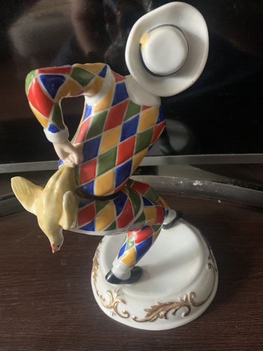 Bibelou Arlechin -Arlequin Capodimonte