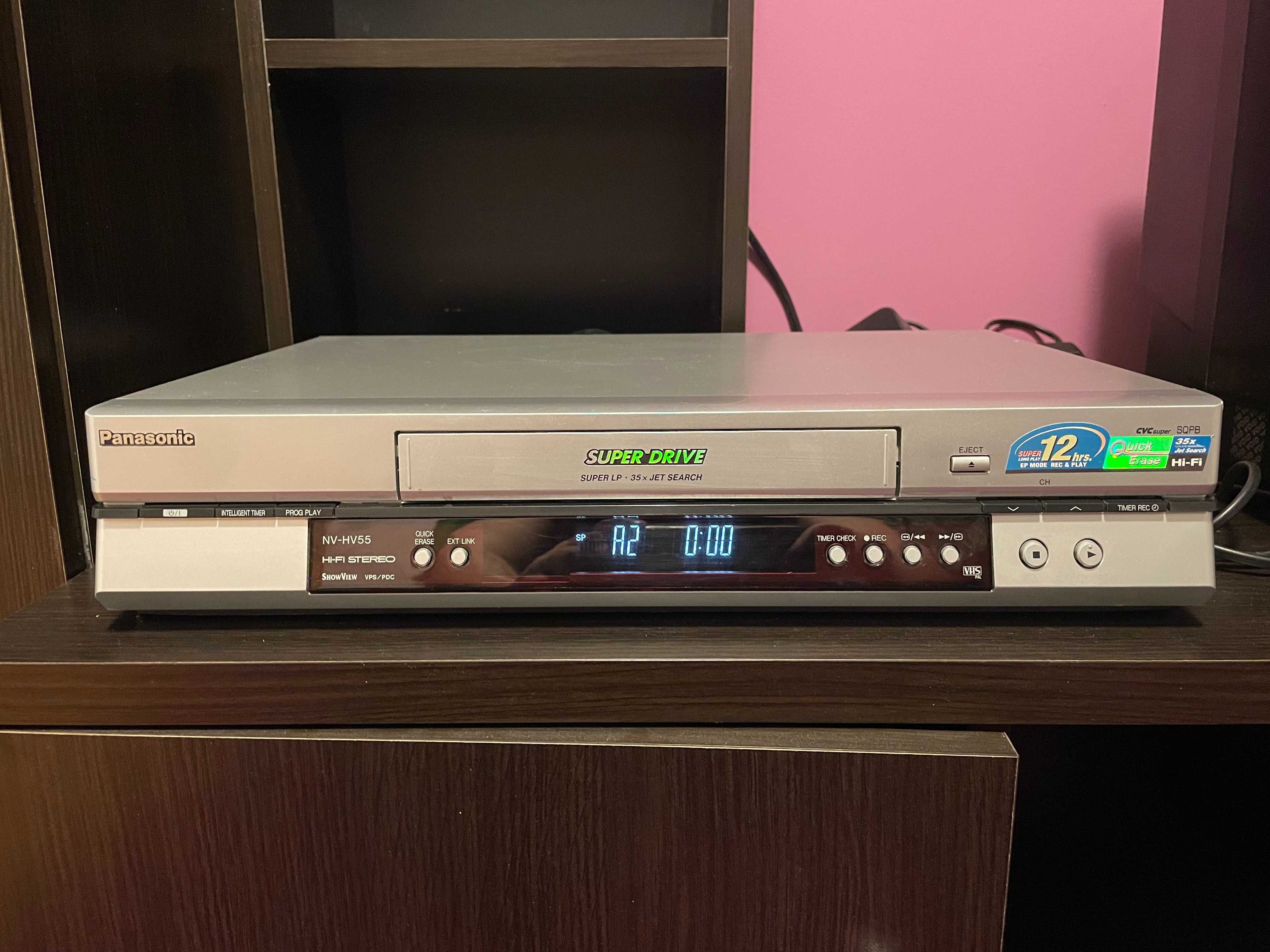 Video recorder Panasonic NV-HV55, S-VHS, Hi-Fi Stereo