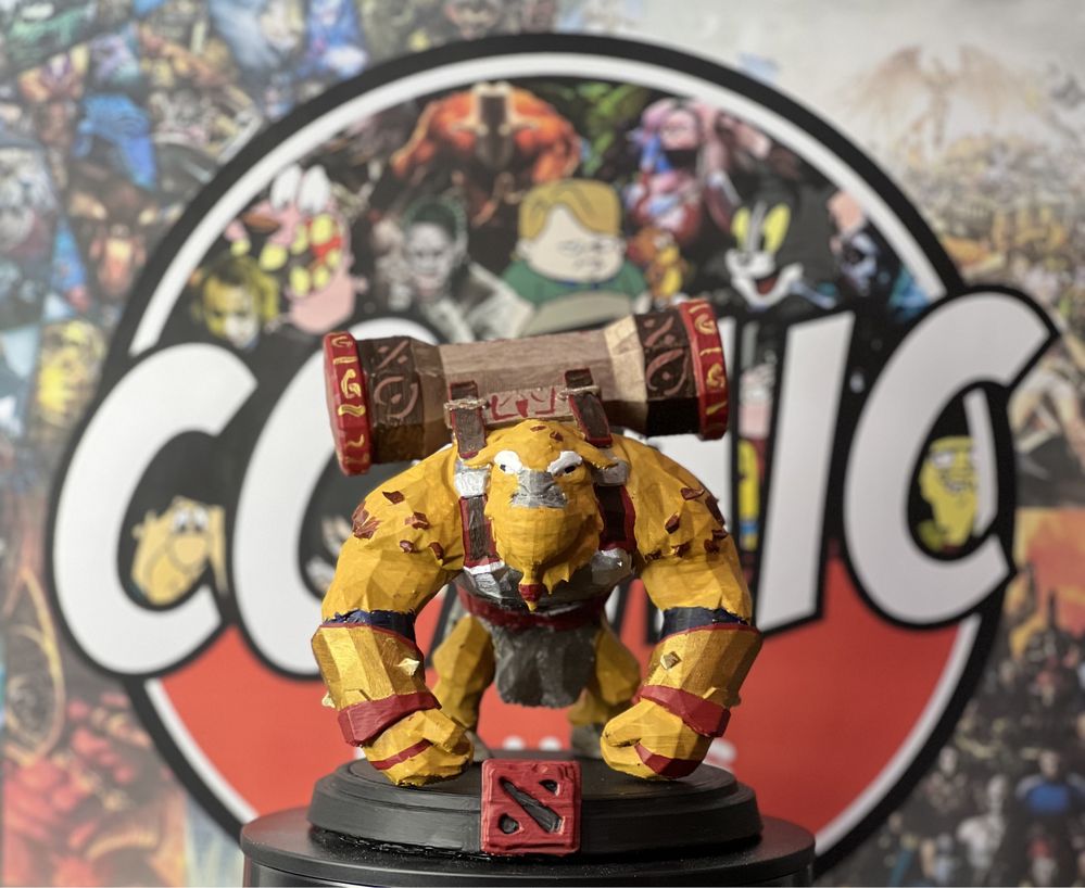 Earthshaker - Figurina Din Dota 2 Handmade