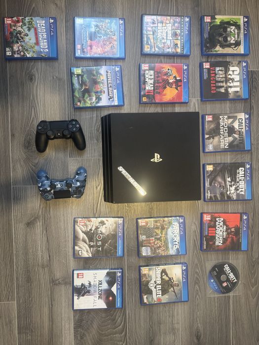 PlayStation 4 Pro 1 T+ Pachet de Jocuri de Top