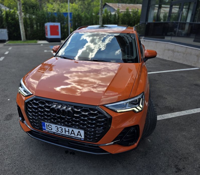 Audi Q3 Portocaliu 35 TDI Quattro S line Matrix Led Bang&Olufsen 680 W
