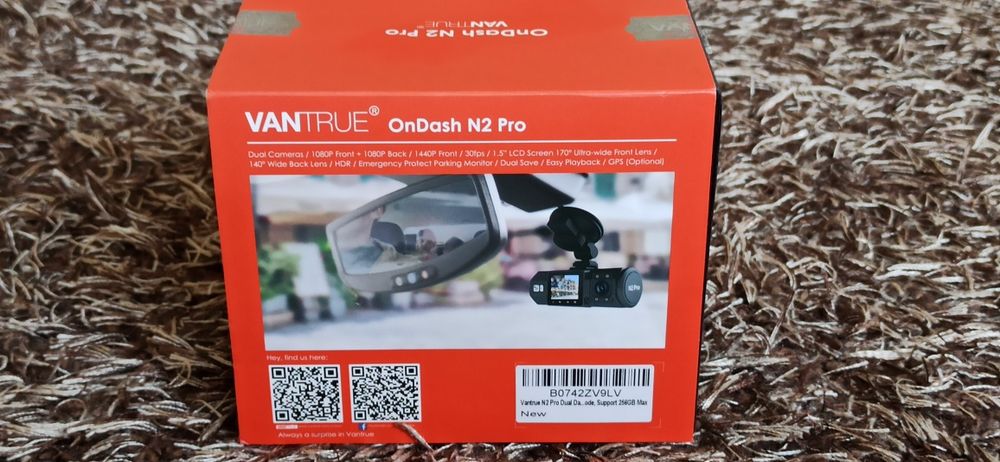 Cameră video auto (Dashcam) Vantrue® OnDash N2 Pro