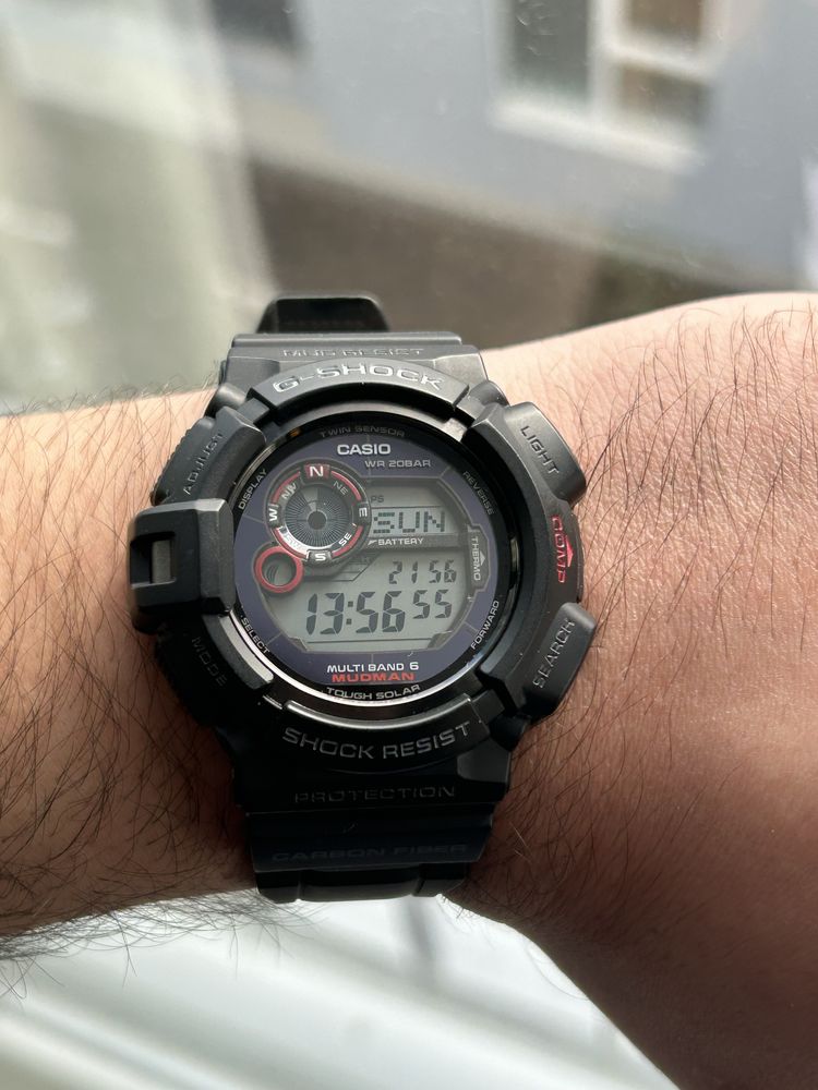 Casio g-shock Mudman gw-9300 multiband 6 compas senzor temperatura