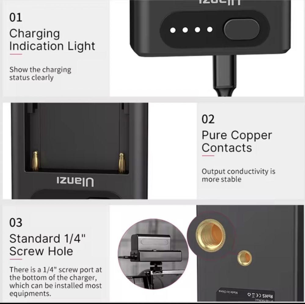Универсална плочла NP-F.  зарядно За камера. Осветление. FAST CHARGER