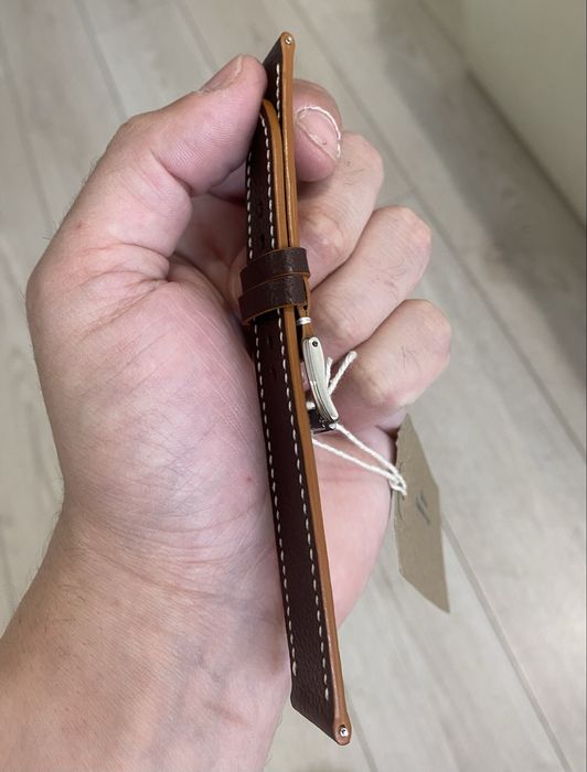 Curea Ceas din Piele Togo Premium – Eleganță Lucrată Manual