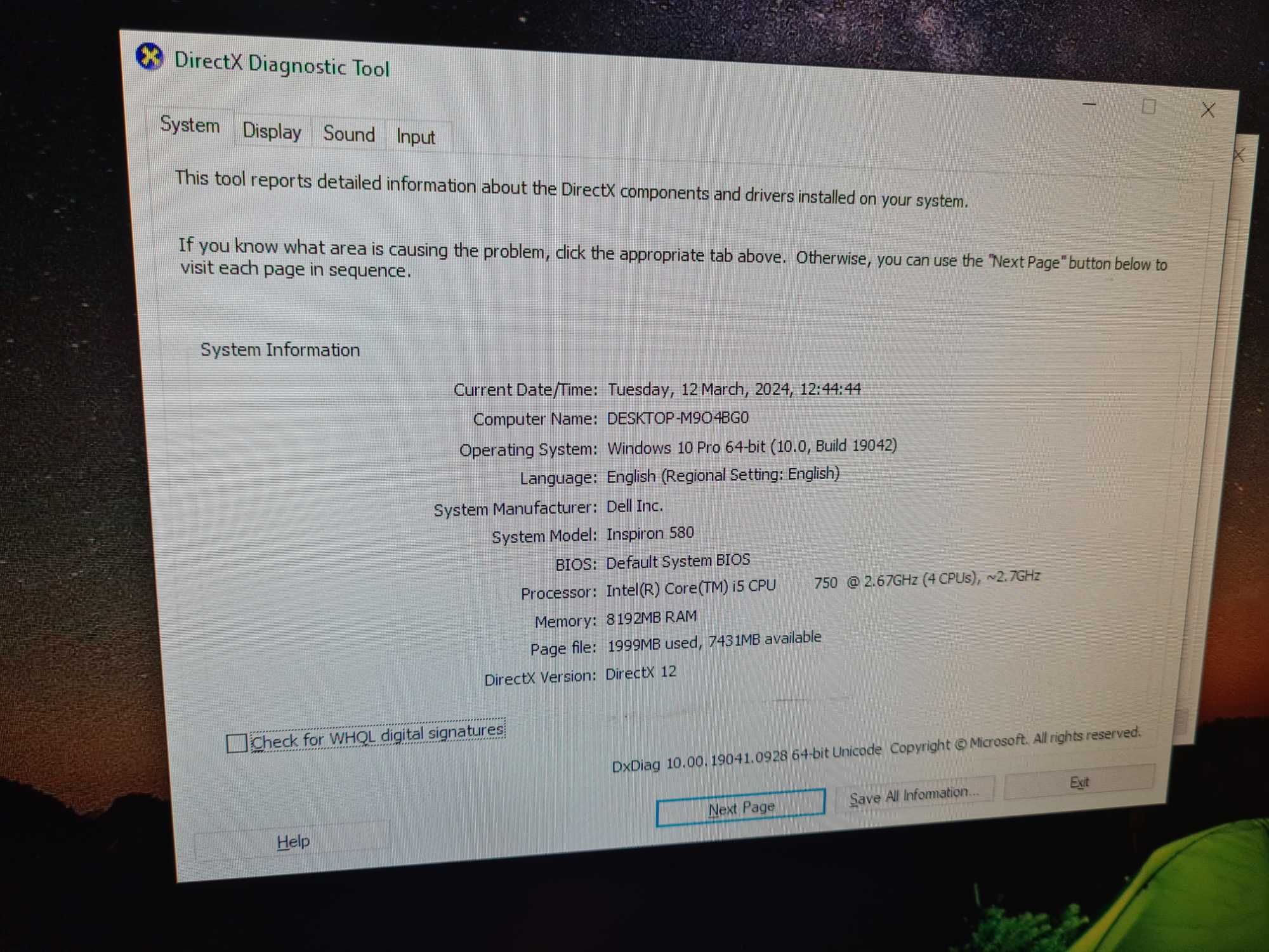 Sistem PC Gaming Dell Inspiron Intel I5