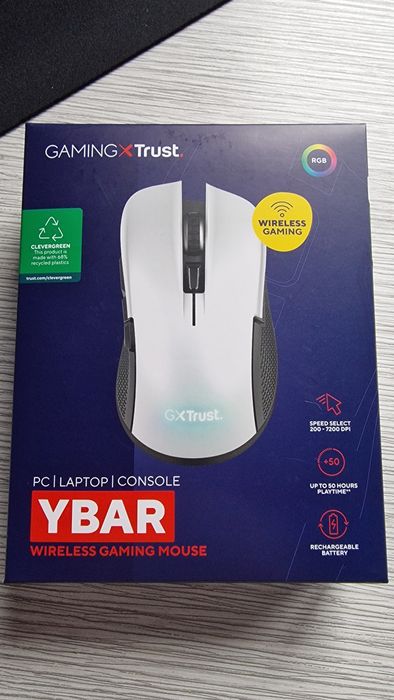 Нова безжична  мишка Gaming Trust Ybar RGB