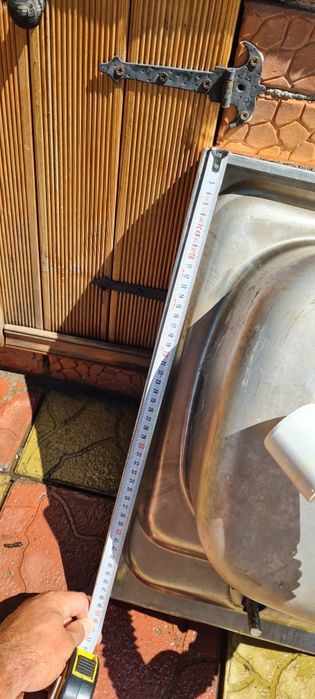 Vand chiuveta inox 80/50/15 cm