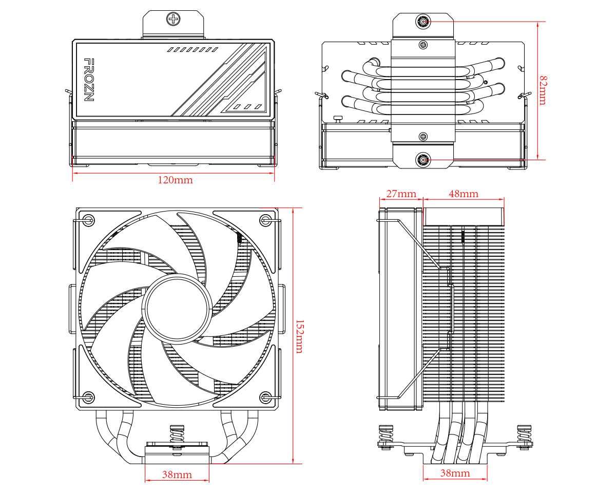 Вентилятор для процессора ID-COOLING FROZN A410 ARGB