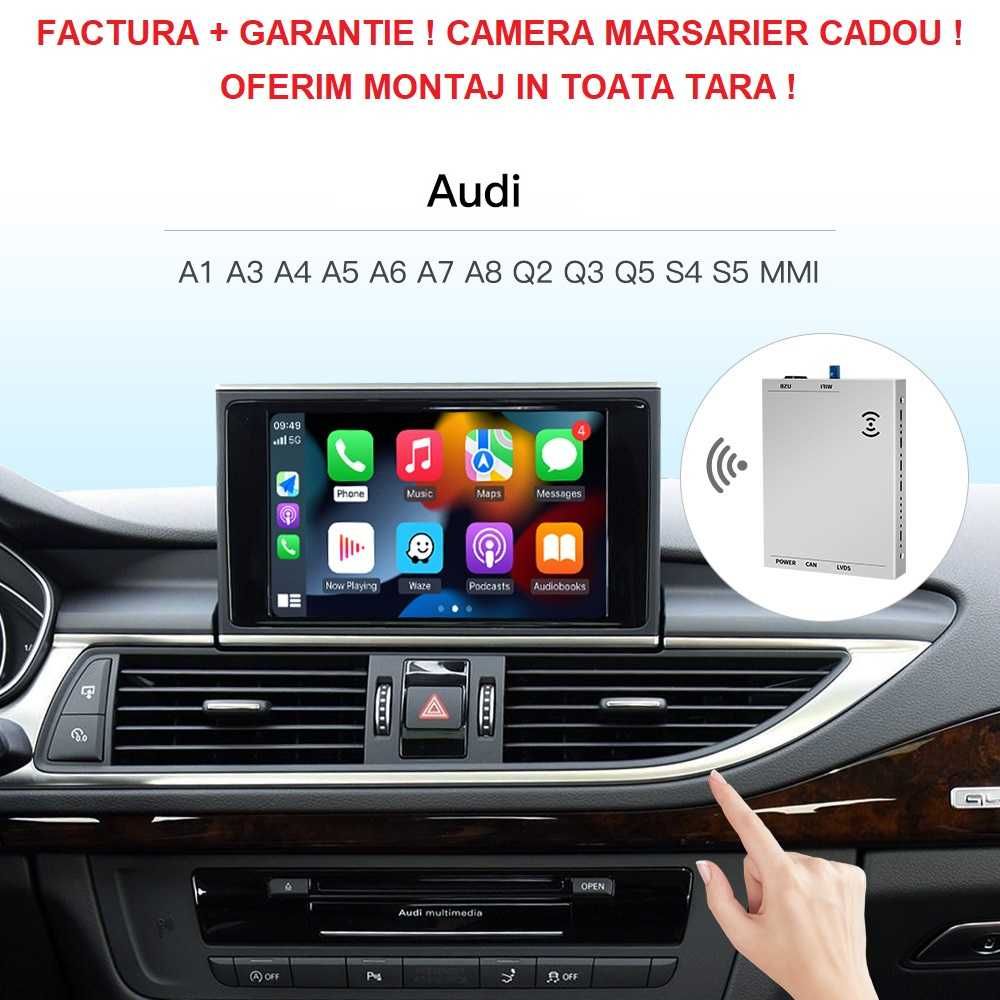 Apple Carplay si Android Auto Audi A3 A4 A5 A6 A7 Q3 Q5 Q7 , Garantie