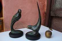 Set 2 papagali bronz VINTAGE, ANGLIA, anii 70
