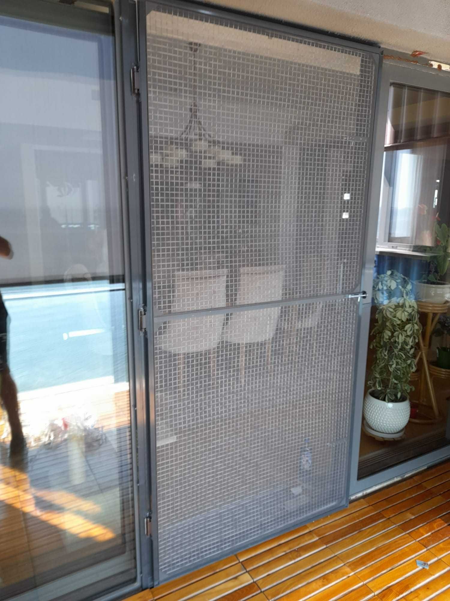 Usa cu plasa de protectie pentru pisici / plase pisici / antiinsecte