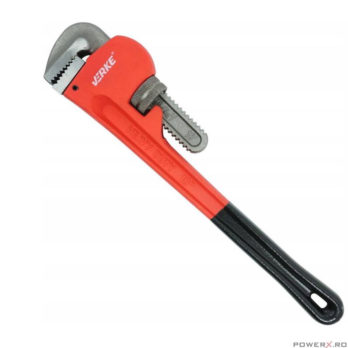 Cheie reglabila pentru tevi, 18", 450 mm, Stillson, Verke