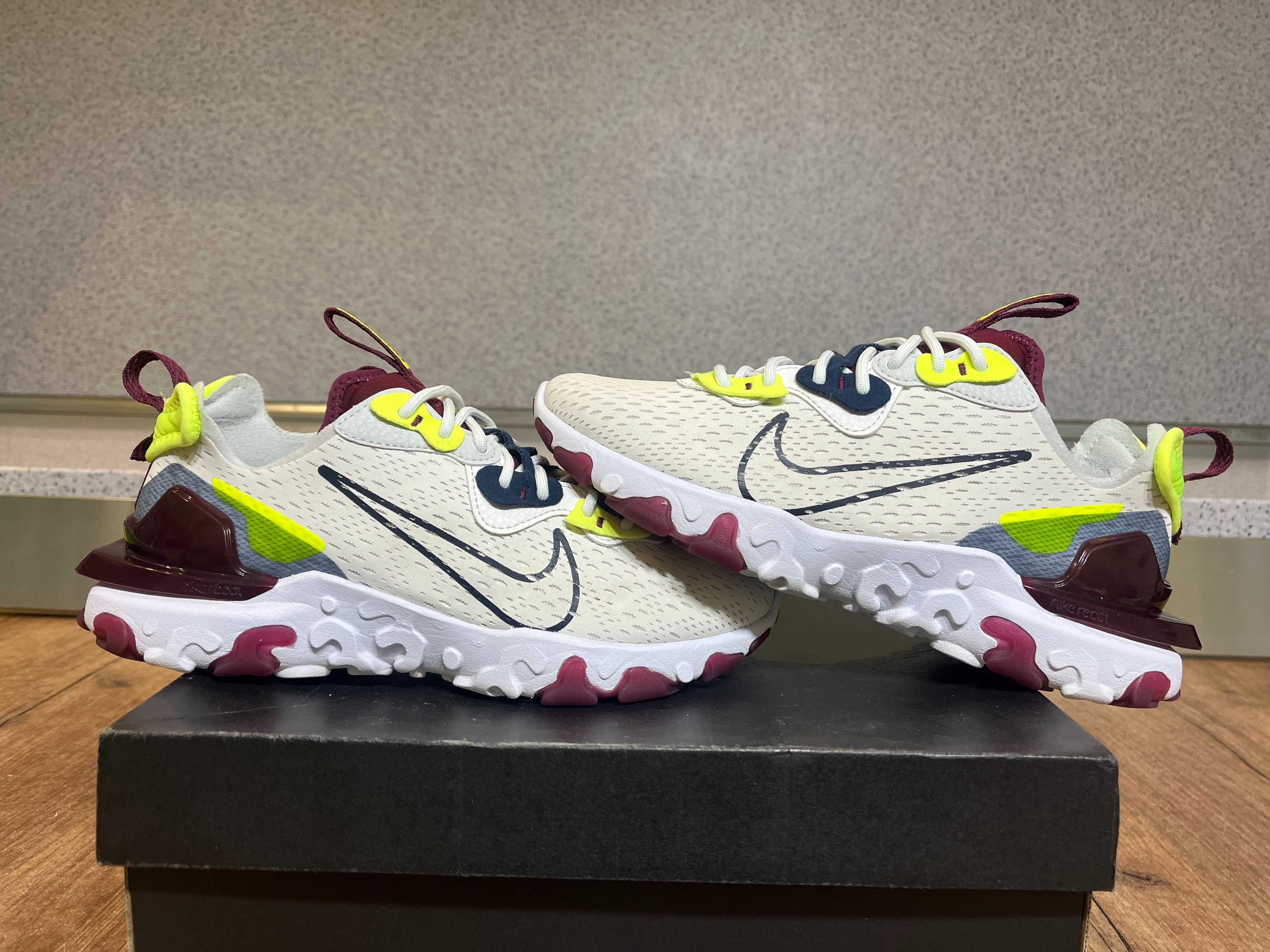 ОРИГИНАЛНИ *** Nike React Vision / Summit White Dark Obsidian