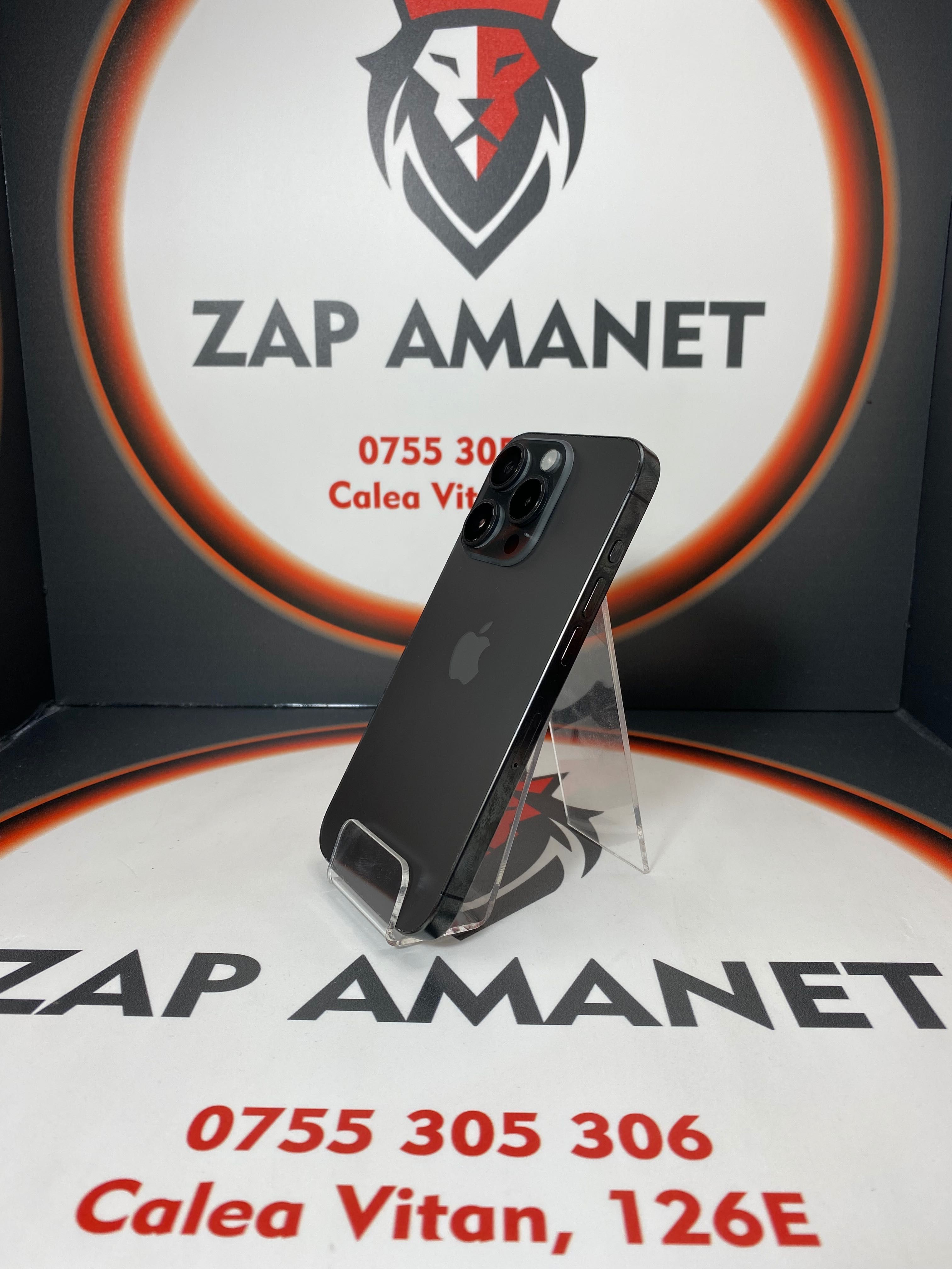 ZAP AMANET VITAN - iPhone 15 Pro - 128GB - Black - Bat. 85%
