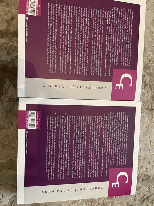 Pachet promovare garantata 100% examen Avocatua.Nu le vand separat.