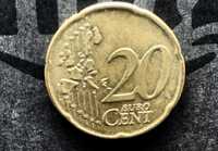 Moneda excepțională 20 Euro Cent - 2002 Germania
