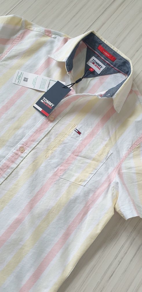 Tommy Hilfiger Pique Cotton Classic Fit / M ОРИГИНАЛ! НОВО! Мъжка Риза