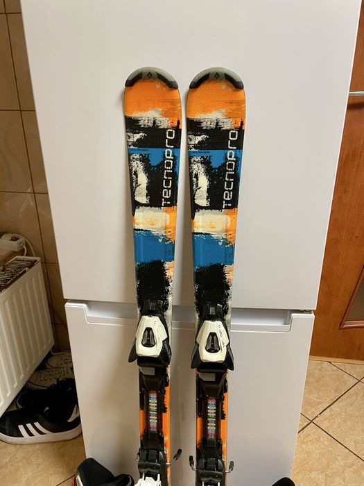 Schiuri copii 120 cm cu clapari skiuri set