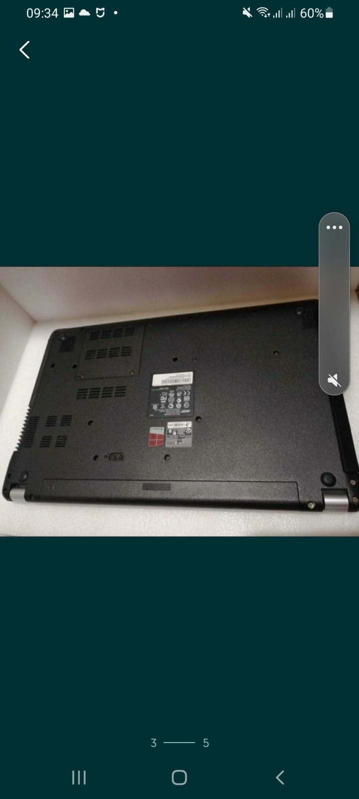 Laptop Acer Slim 15 inch, Geanta transport