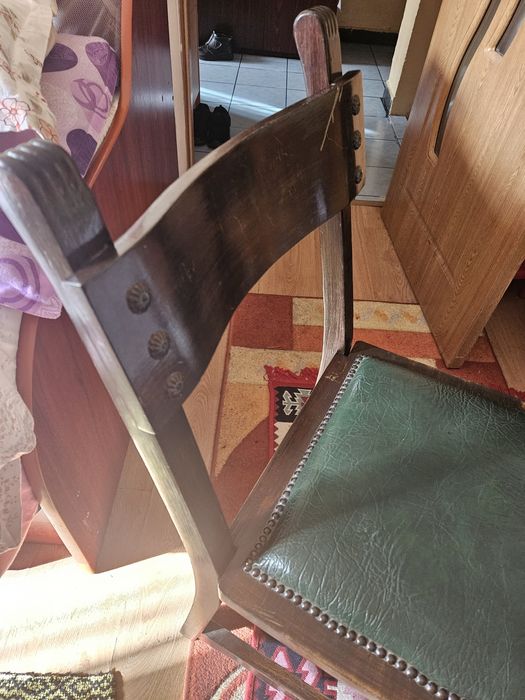 Scaun vintage lemn masiv