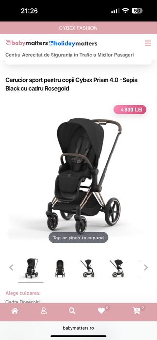 Cybex priam in stare foarte buna