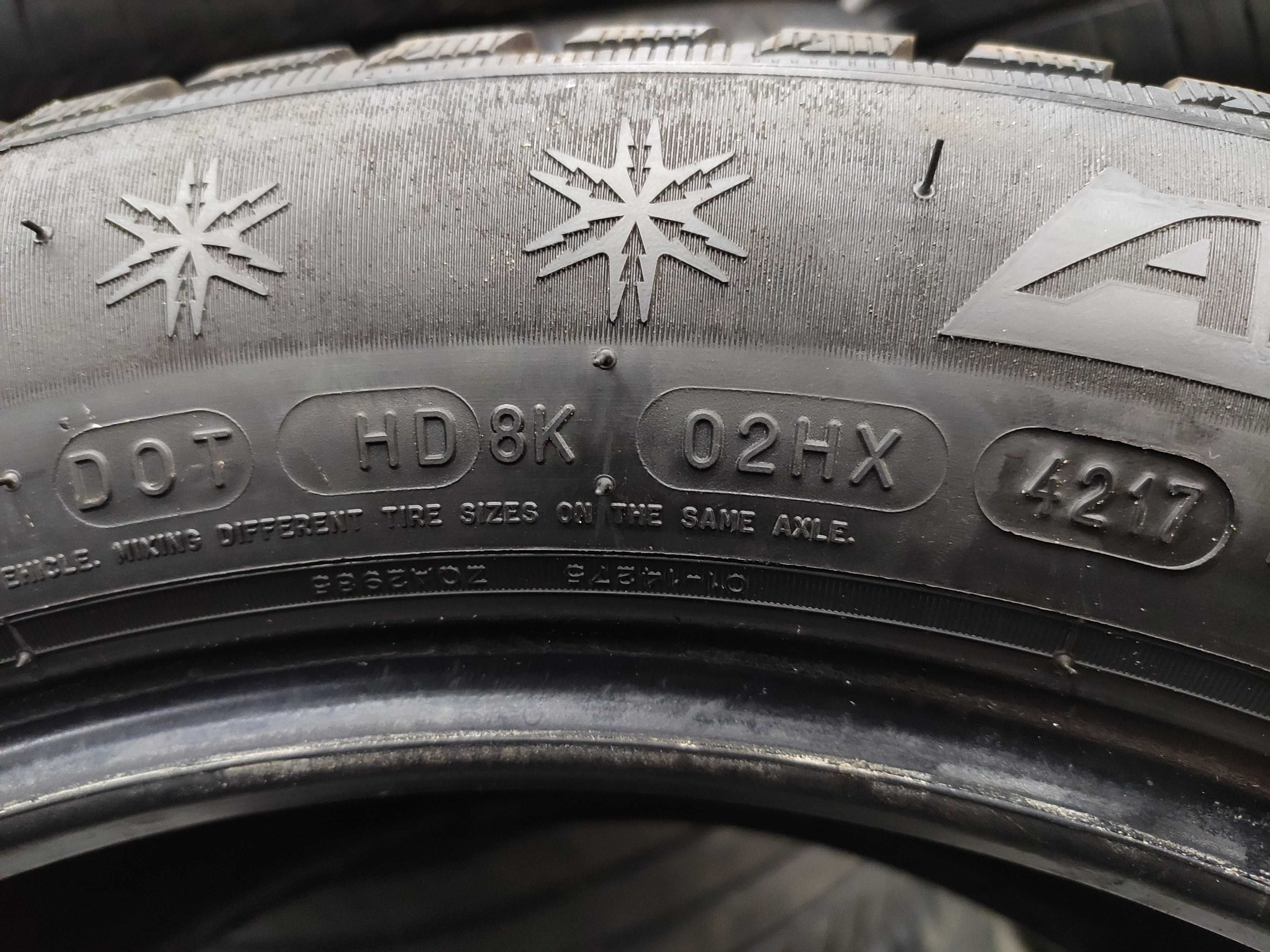 4бр Зимни Гуми 225 55 17 - Michelin Alpin 5 - Runflat