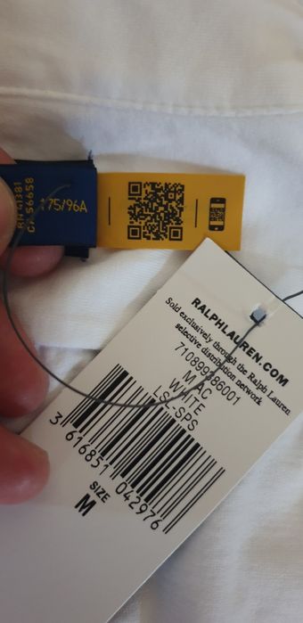 POLO Ralph Lauren Cotton Mens Size М НОВО ! ОРИГИНАЛ! Мъжка Риза!