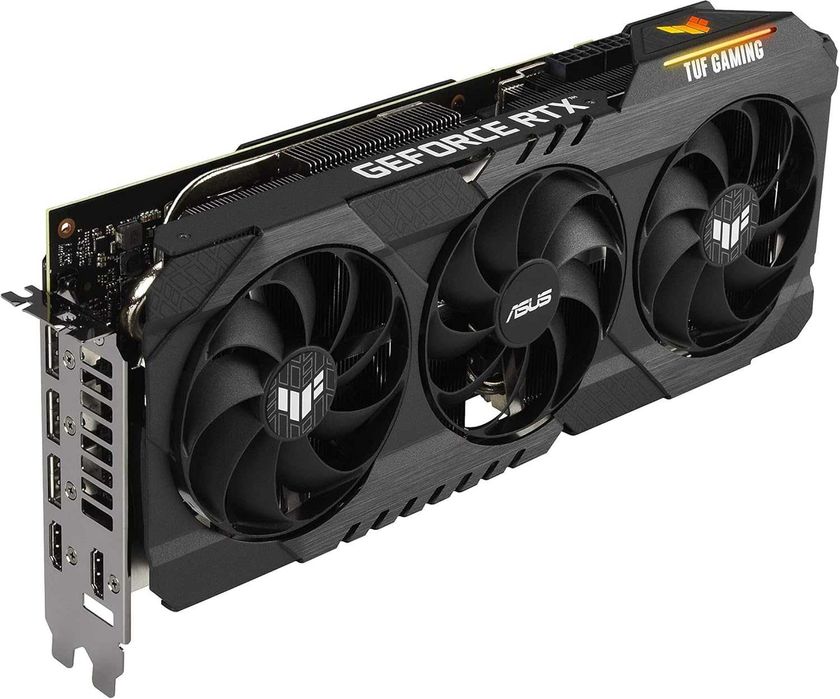 Placă video ASUS TUF RTX 3080 OC Edition 10GB GDDR6X – stare excelentă