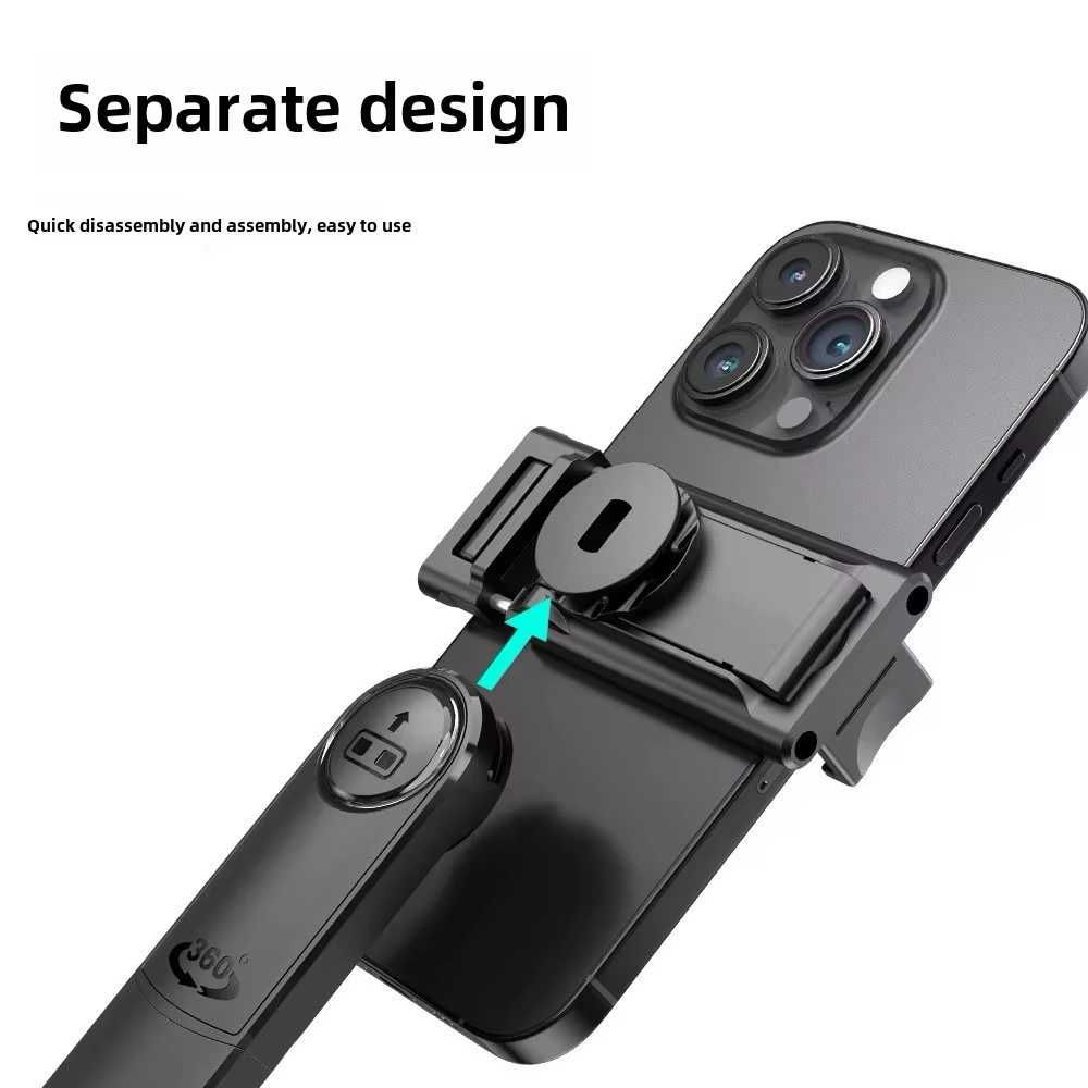 Смарт Gimbal C17 с AI Проследяване на Лице | 360° Статив & Селфи Стик