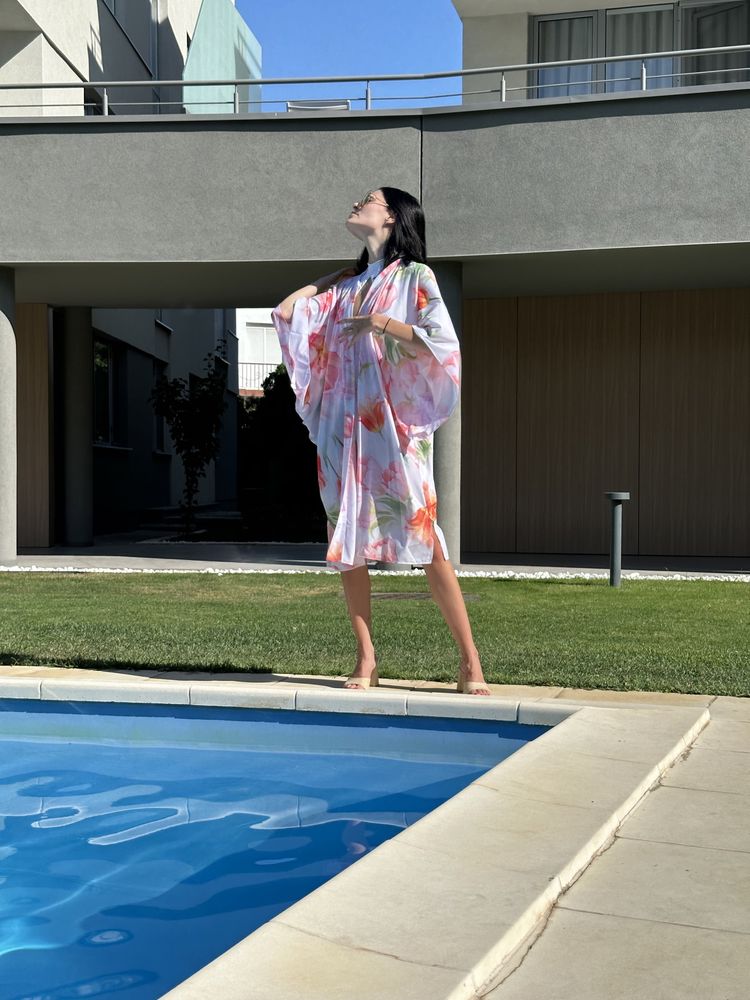 Kimono de vara din matase