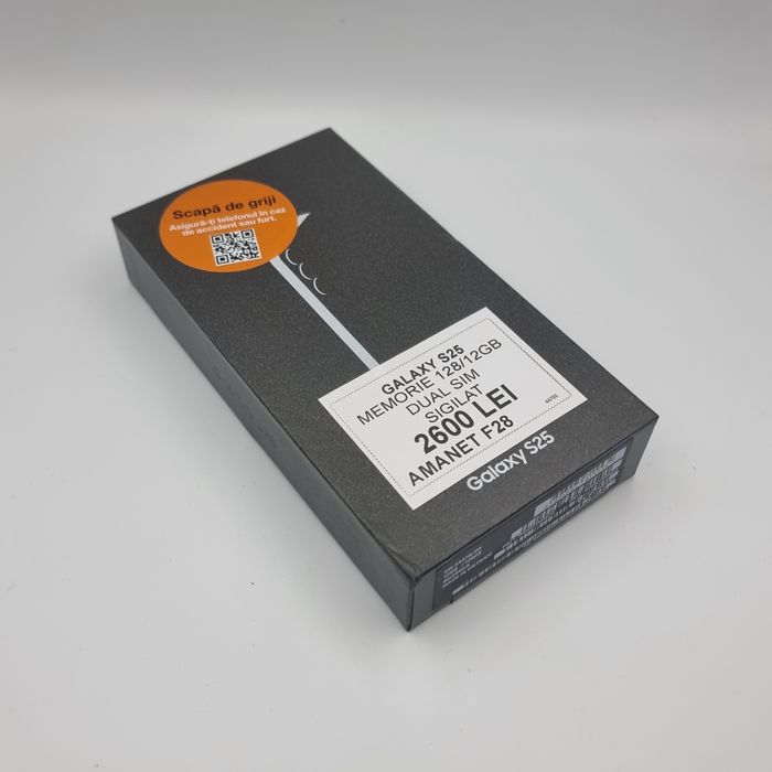 Amanet F28: Telefon Samsung Galaxg S25 128GB sigilat