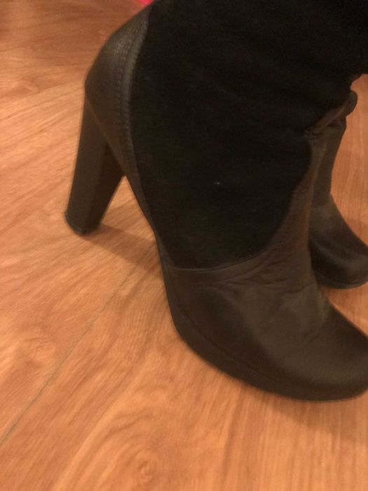 Зимни обувки естестена кожа бианки като нови, всички по 20лв