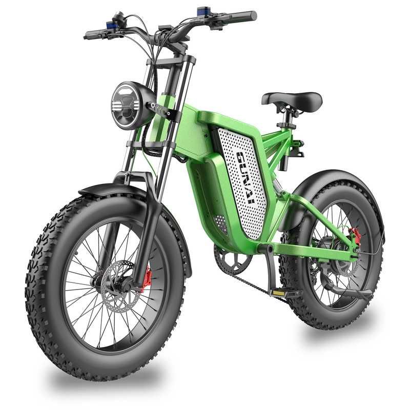 Bicicleta Electrica GUNAI MX25, 1000W, 50 km/h, 48V 25AH, 20*4.0 inch