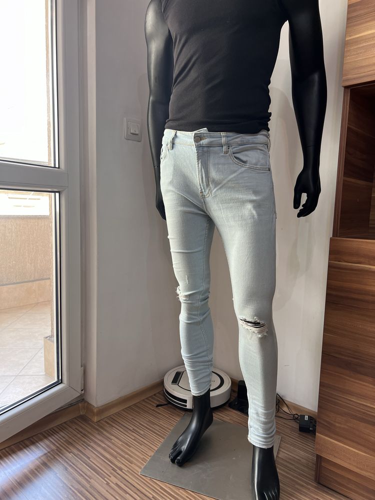 Skinny jeans Bearshka светлосини