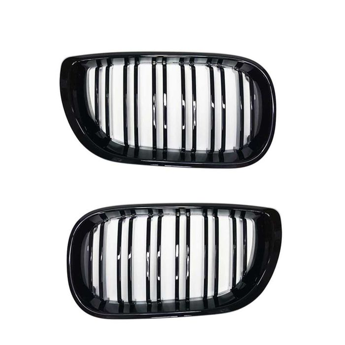 Grile Capota Nari Duble M BMW Seria 3 E46 01-05 M3 Negru Lucios NOI