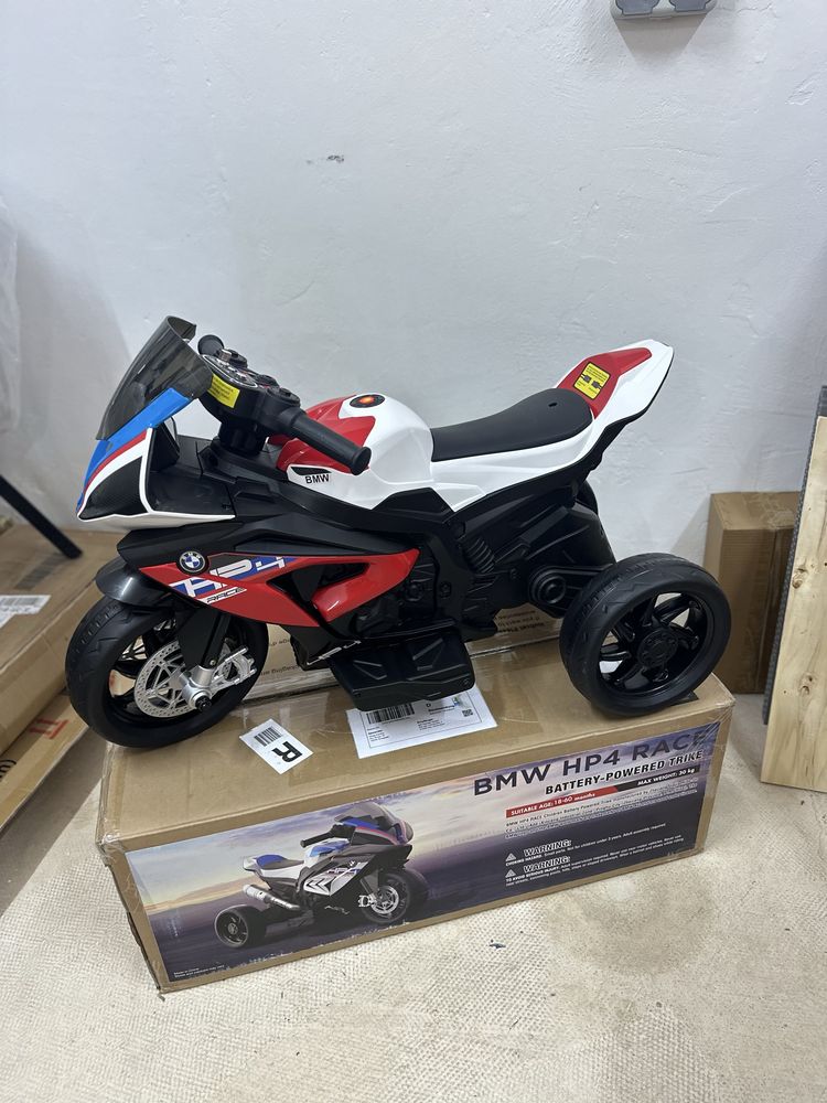 Детски електрически мотоциклет Homcom, BMW HP4