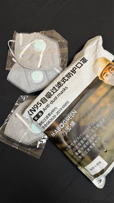 Маски KN-95 с фильтром импортные