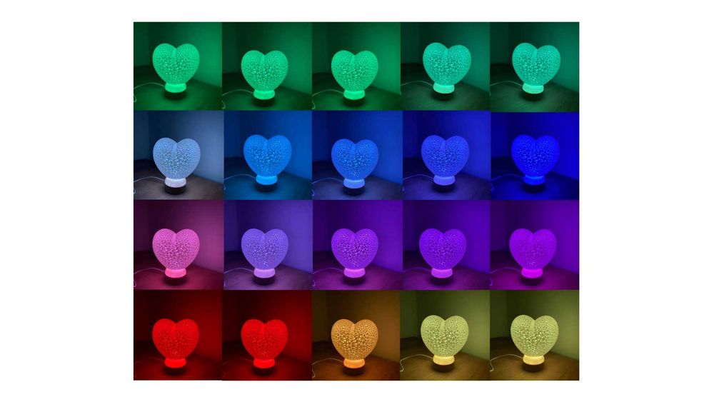 Lampa LED decorativa in forma de inima perfect pentru Valentine’s Day