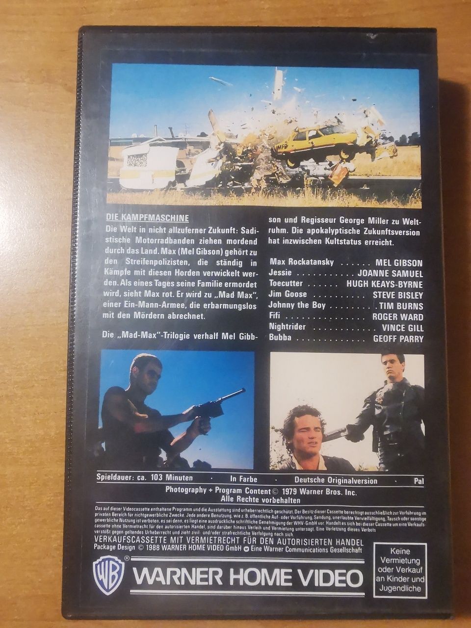 Filme Vhs MAD MAX 1 , 2 si 3 Super VHS Gladiatorul  - Alien
