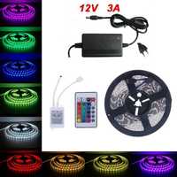 Banda Led Waterproof SMD 5 metri 12v RGB Multicolor