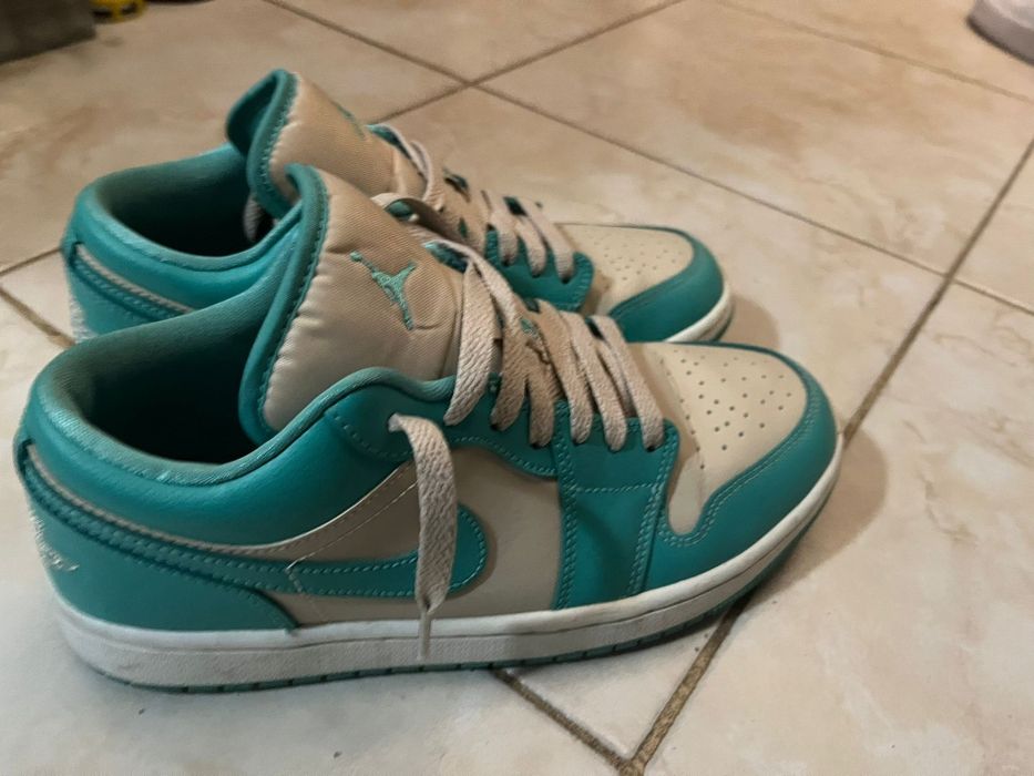 Adidasi Air Jordan 1 low tropical teal originali mărime 39