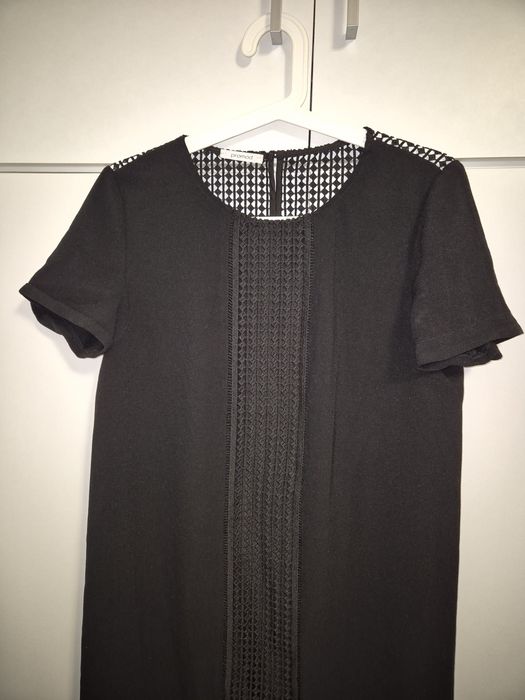 Rochie vara Office Promod cu inserție dantelă marime M - vezi detalii