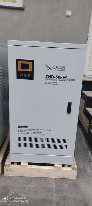 стабилизатор напряжения SAAB от 20kWA до 150 kWA
