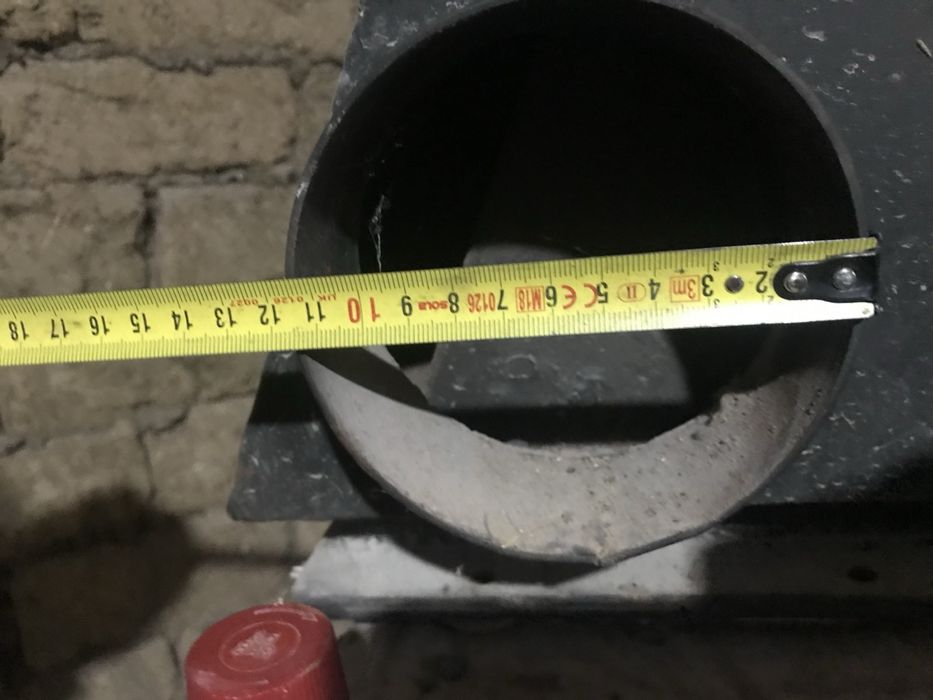 камина за локално парно с водна риза и въздуховоди