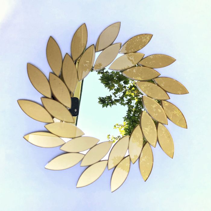 Подарок. Новый год. Интерьерные зеркала из акрила и в технике макраме.